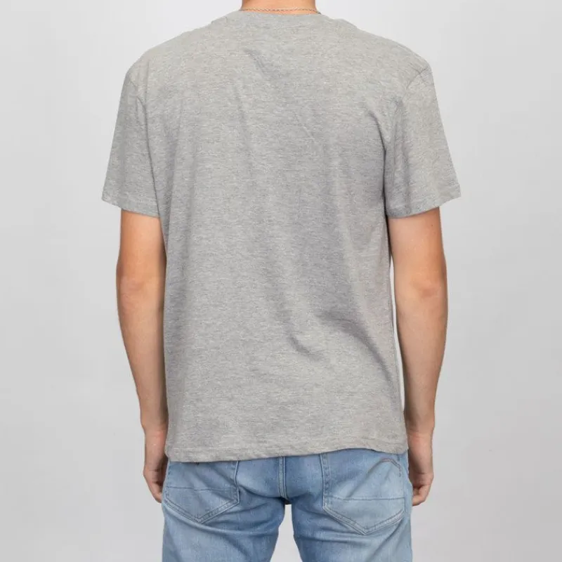 Best T-shirt logo brodé coton col ras de cou Homme Homme Tee Shirt