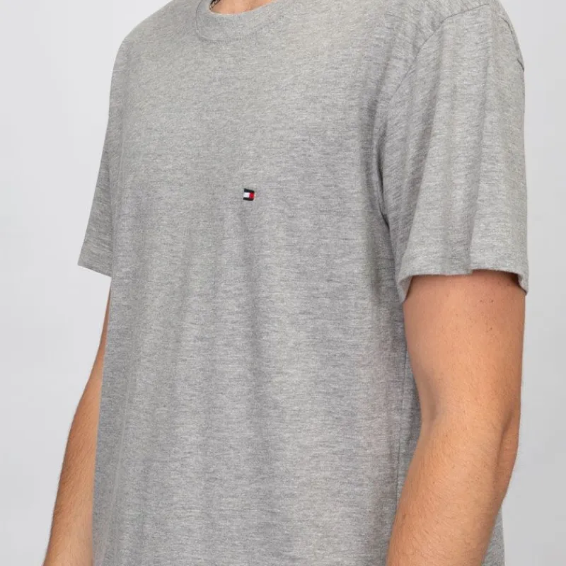 Best T-shirt logo brodé coton col ras de cou Homme Homme Tee Shirt