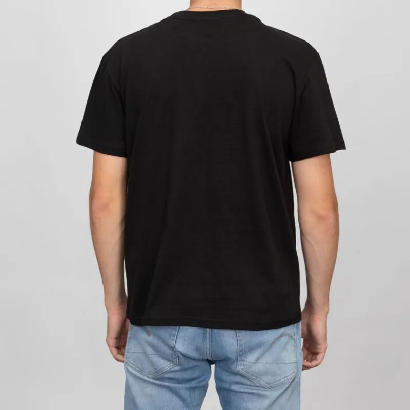 New T-shirt logo brodé coton col ras de cou Homme Homme Tee Shirt