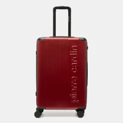 Hot Valise moyenne à rayures avec logo relief Mixte Femme Bagagerie Et Valises|Bagagerie Et Valises