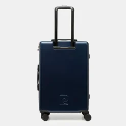 Outlet Valise moyenne à rayures avec logo relief Mixte Femme Bagagerie Et Valises|Bagagerie Et Valises