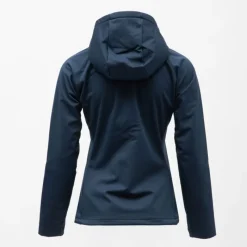 Clearance Veste à capuche cintrée softshell bleu marine poches zippées bleu ciel Femme Femme Veste, Doudoune, Manteau