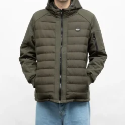 Outlet Veste à capuche zippée Homme Homme Veste, Doudoune, Manteau