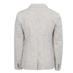 Best Veste blanc cassé à rayures bleues Homme Homme Veste, Doudoune, Manteau