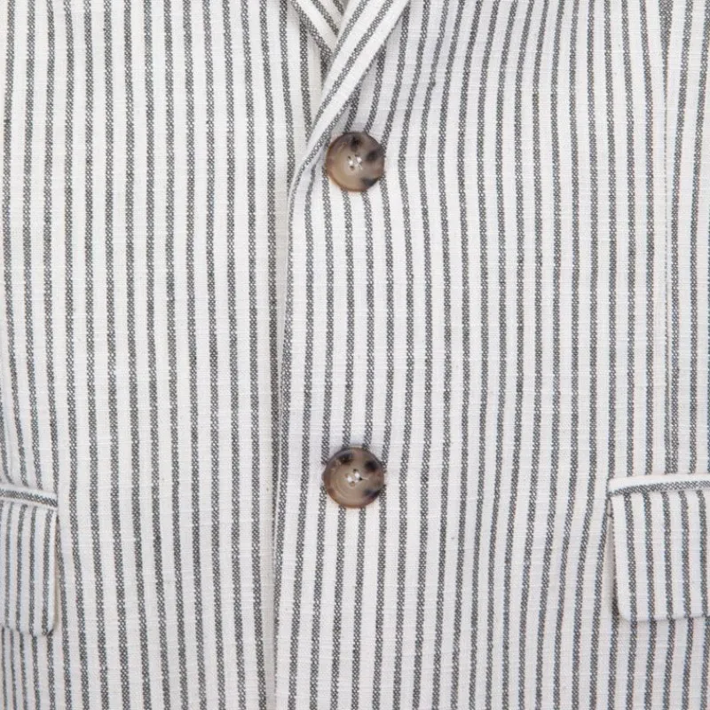 Best Veste blanc cassé à rayures bleues Homme Homme Veste, Doudoune, Manteau