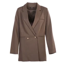 Online Veste blazer felicity marron Femme Femme Veste, Doudoune, Manteau