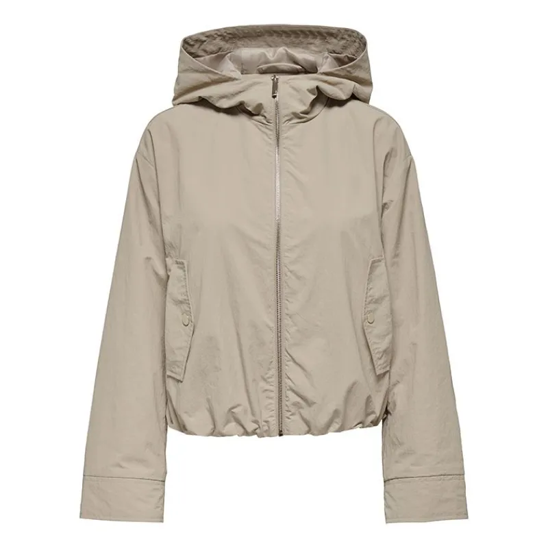 New Veste capuche légère courte Bealo coupe vent Femme Femme Veste, Doudoune, Manteau