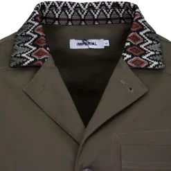 New Veste de blazer col tissu éthnique Homme Homme Veste, Doudoune, Manteau