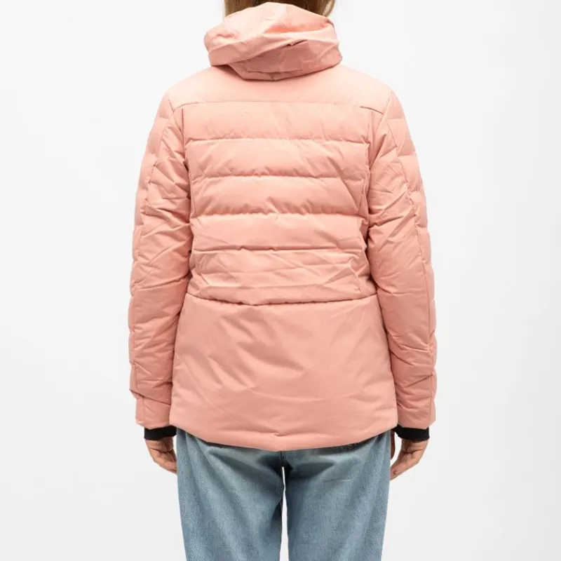 New Veste de ski à capuche resort grandes poches col montant Femme Femme Veste, Doudoune, Manteau