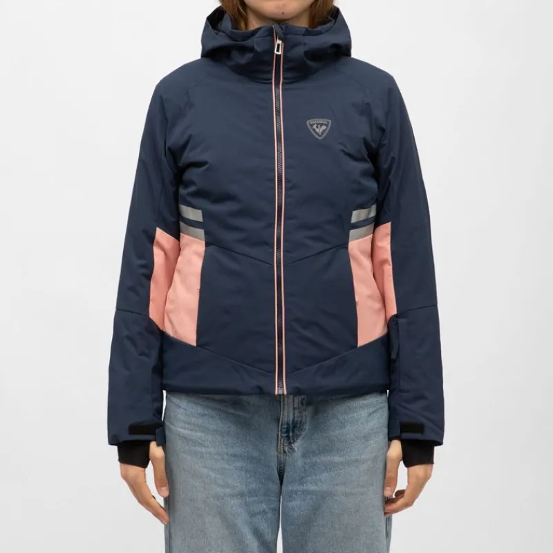 New Veste de ski resort avec capuche poches colorées Femme Femme Veste, Doudoune, Manteau