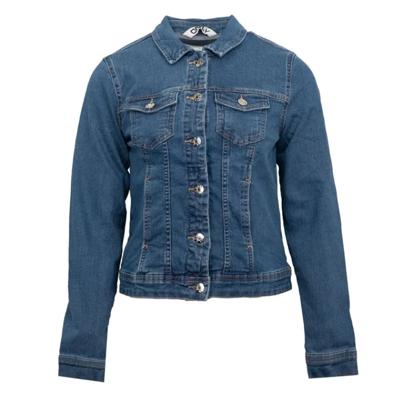 Sale Veste en jean Becky blue denim Femme Femme Veste, Doudoune, Manteau