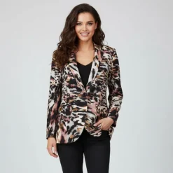 Discount Veste imprimé animal Femme Femme Veste, Doudoune, Manteau