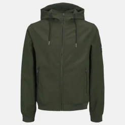 Veste mi saison mate zippée à capuche Homme Homme Veste, Doudoune, Manteau