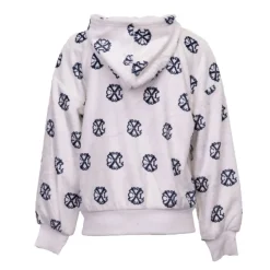 Online Veste polaire zippée à capuche imprimé logo Fille Enfant Doudoune, Coupe-Vent