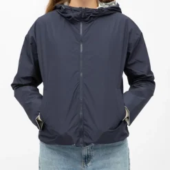 Outlet Veste reversible à capuche avec zip Femme Femme Veste, Doudoune, Manteau