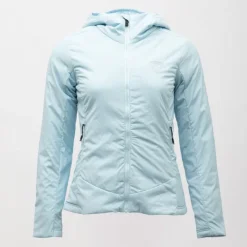 Veste softshell bleu ciel ajustée à capuche avec coutures apparentes femme Femme Femme Veste, Doudoune, Manteau