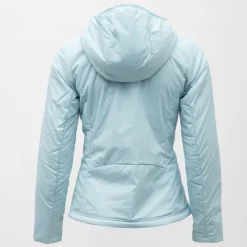 Veste softshell bleu ciel ajustée à capuche avec coutures apparentes femme Femme Femme Veste, Doudoune, Manteau