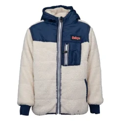 New Veste zippée sherpa polaire avec capuche Enfant Enfant Doudoune, Coupe-Vent