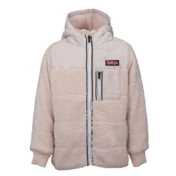Online Veste zippée sherpa polaire avec capuche Enfant Enfant Doudoune, Coupe-Vent